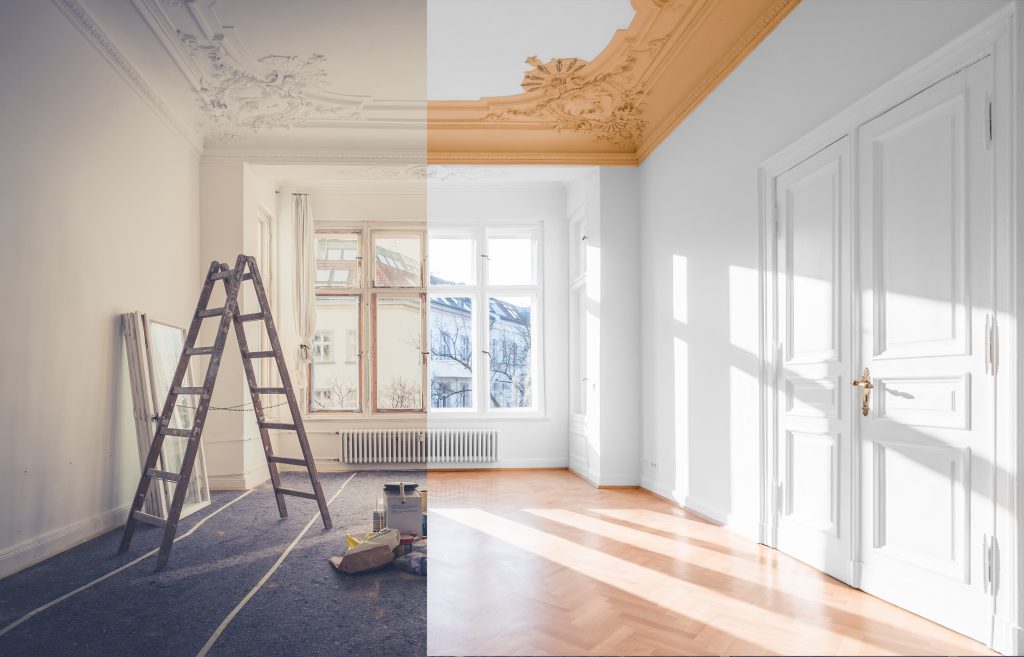 Ultimate Painting Inc before and after renovation